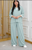 ست پلوشرت و شلوار زنانه