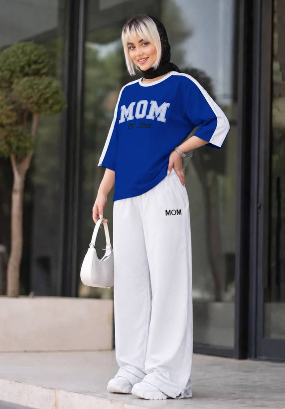 ست تیشرت شلوار اسپرت mom