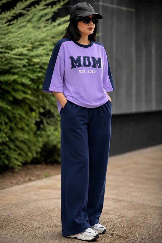 ست تیشرت شلوار اسپرت mom