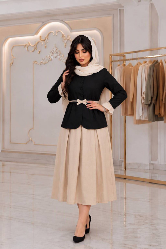 شومیز دامن سوسن با جنس بزا یاق
