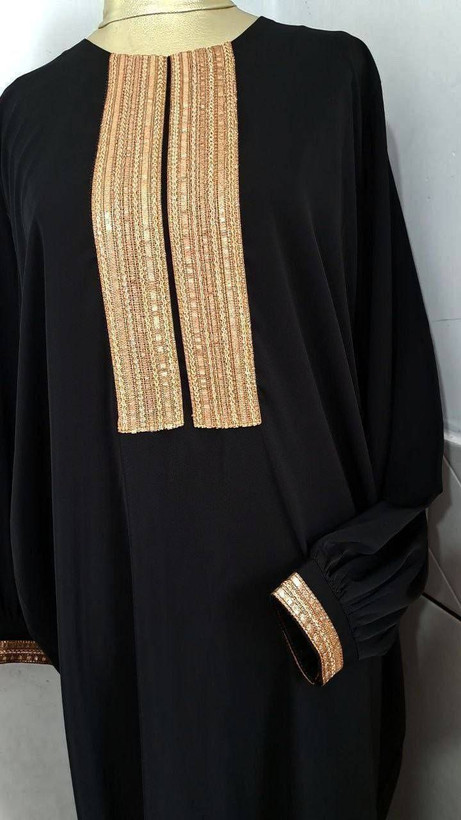 عبا طلا کوب زنانه با قد ۱۳۵