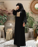 عبا طلا کوب زنانه با قد ۱۳۵
